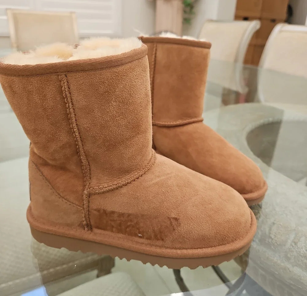 UGG Chestnut Suede Shearling Boots